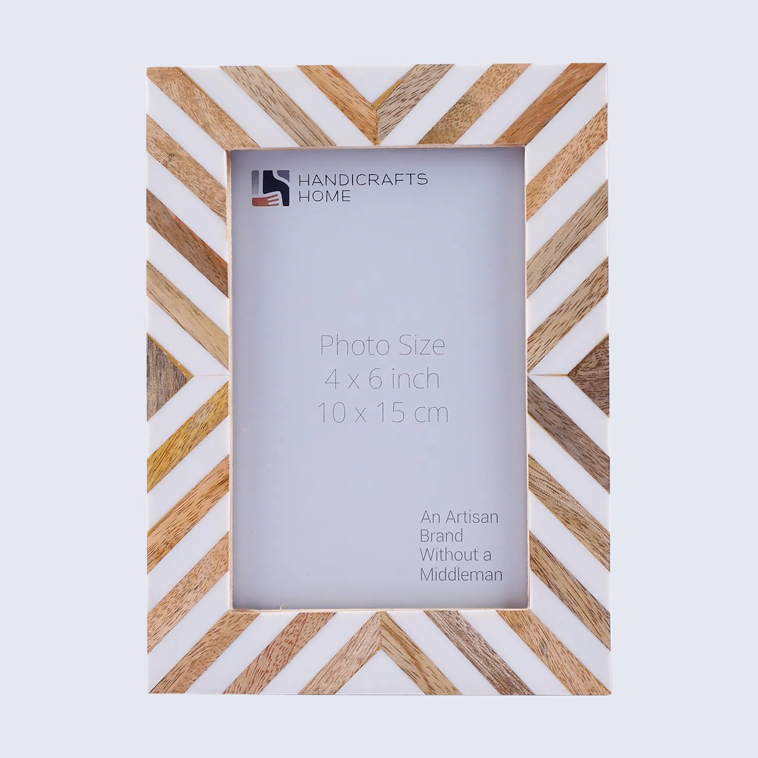 Picture Frames Hypno Calm Collection Wooden & Resin Inlay Frame in 3 Sizes