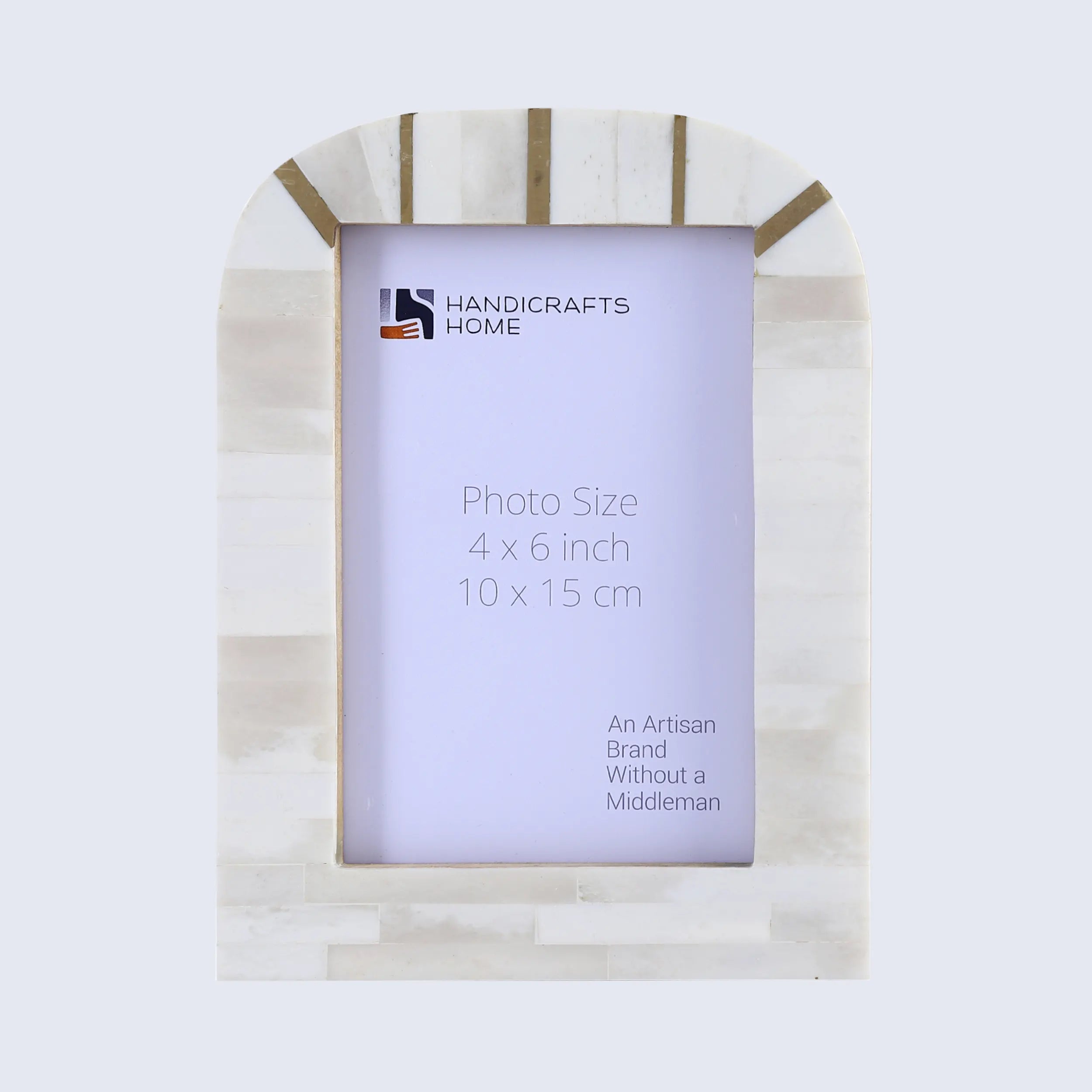 Picture Frames Palace Vista Pattern Bone Inlay Collection in 4x6