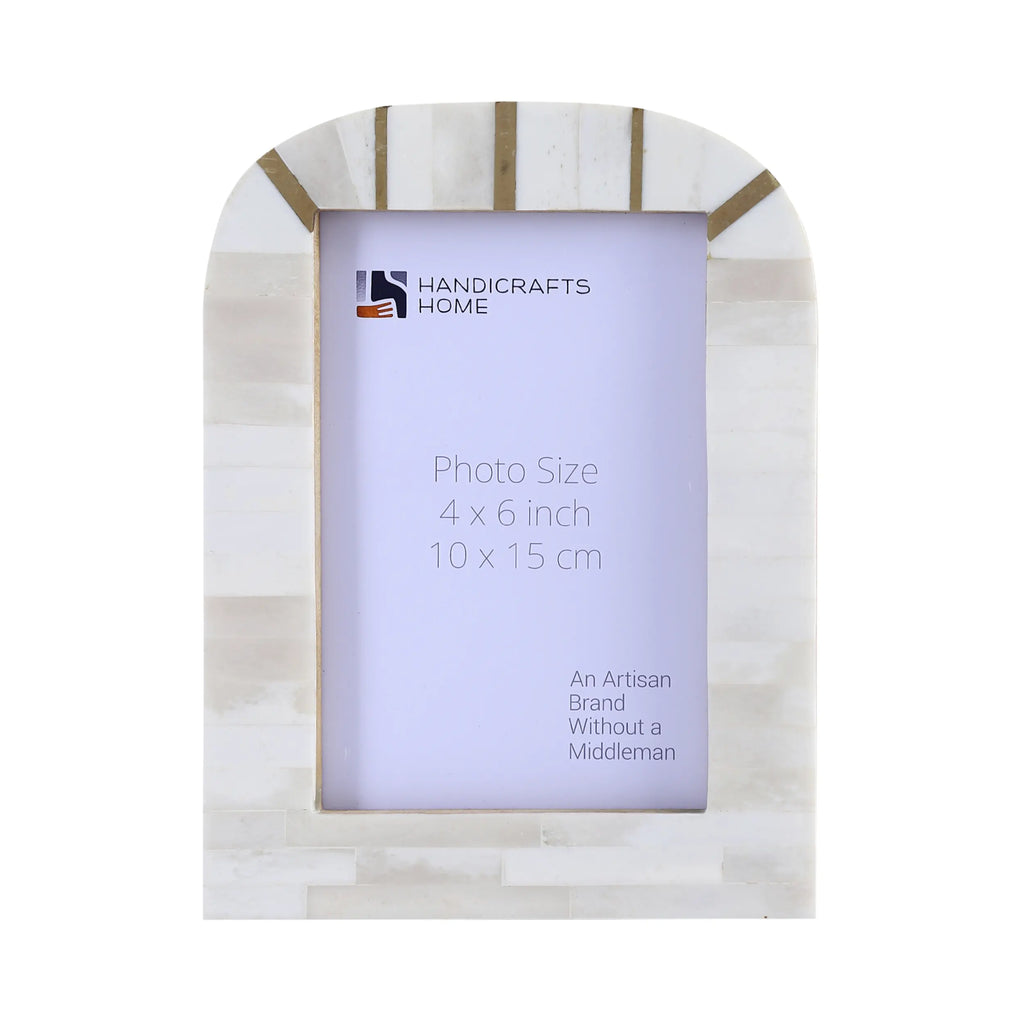 Picture Frames Palace Vista Pattern Bone Inlay Collection in 4x6