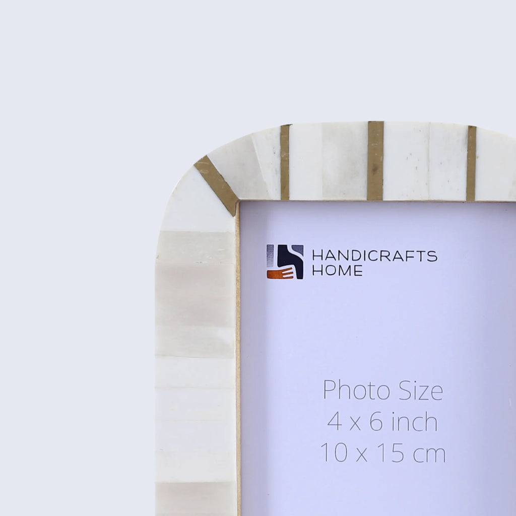 Picture Frames Palace Vista Pattern Bone Inlay Collection in 4x6