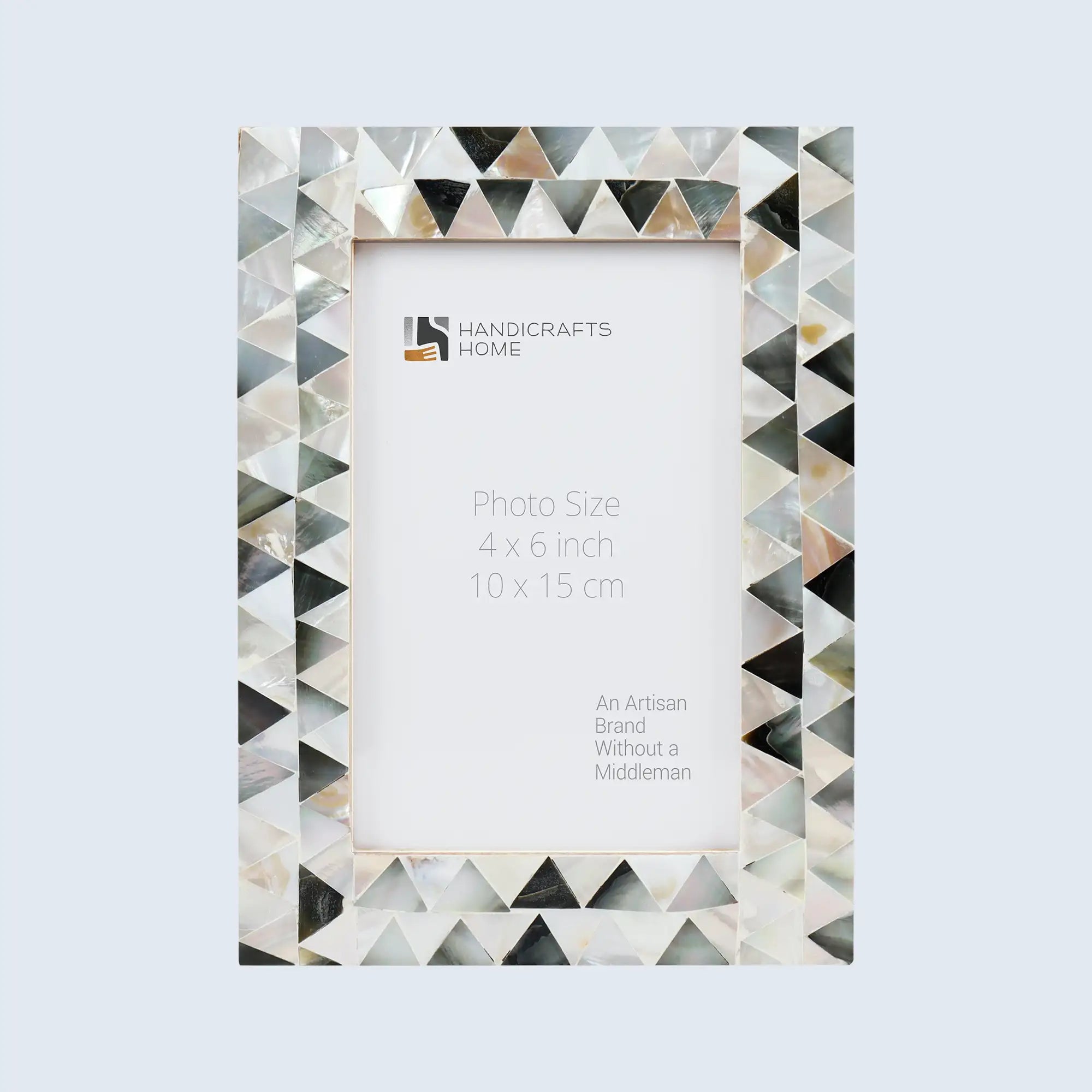 Picture Frames Pearlescent Abyss Pattern Mother of Pearl Collection in 3 Sizes