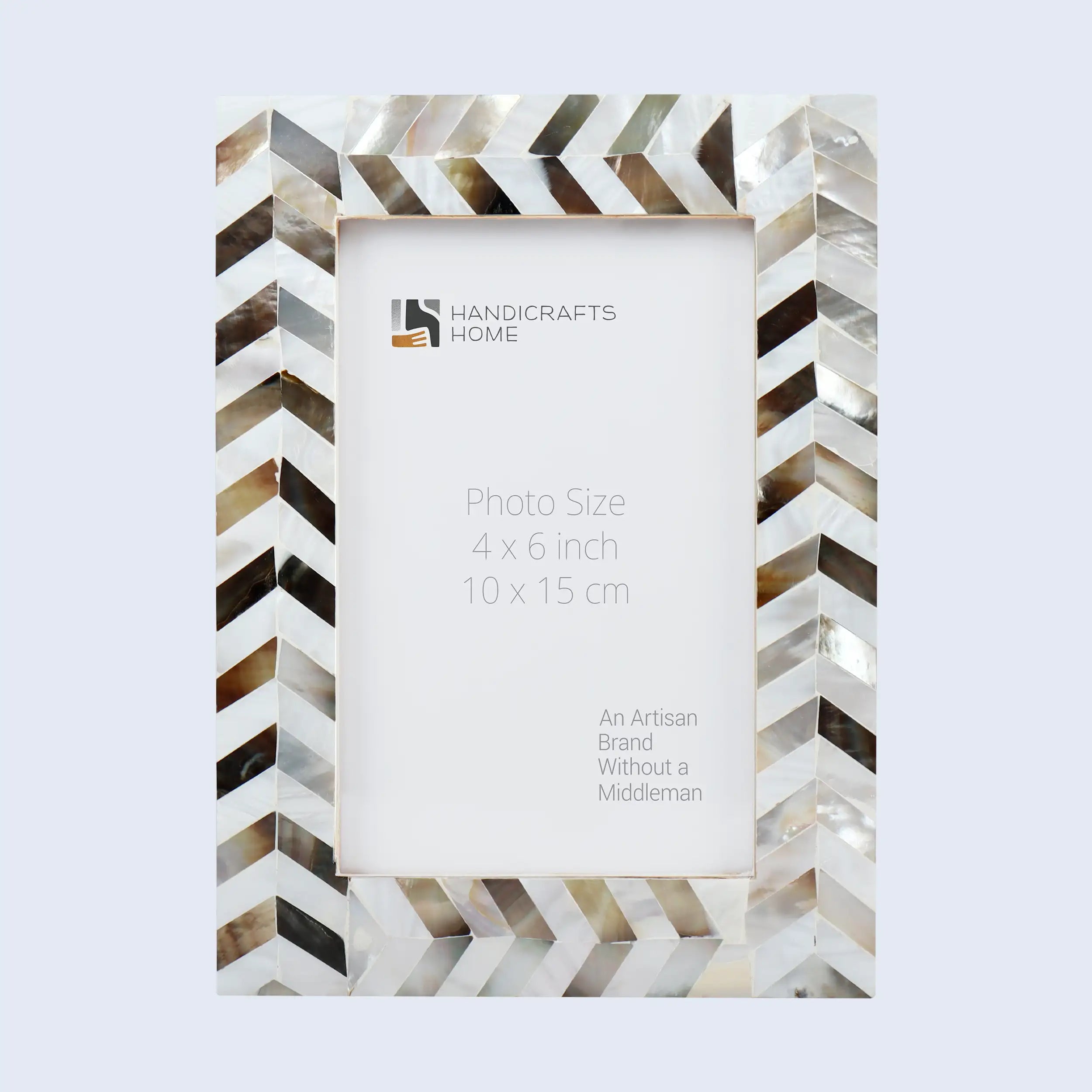 Picture Frames Pearlescent Chase Pattern Mother of Pearl Collection in 3 Sizes