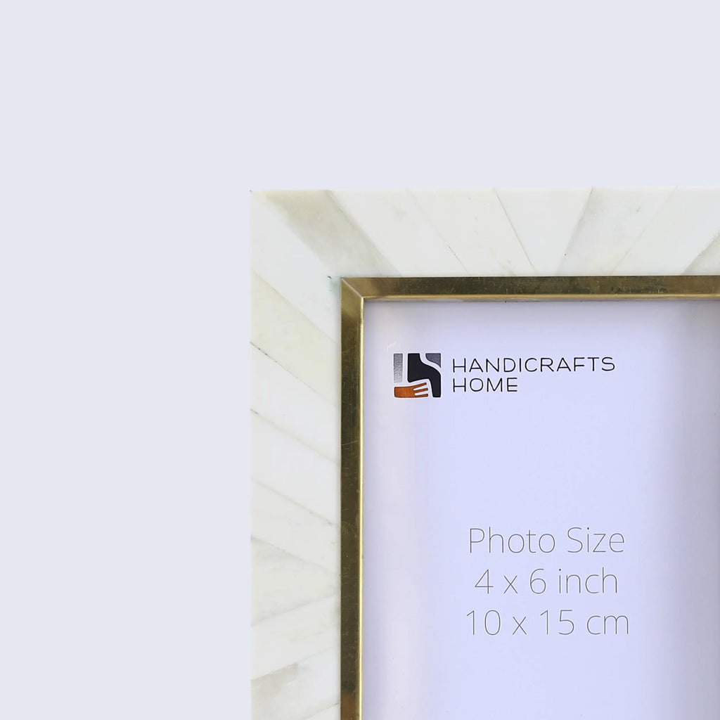 Picture Frames West Coast Monica Pattern Bone Inlay Collection in 2 Sizes