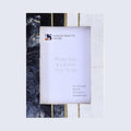 Handmade West Coast Ventura Collection inspired Resin Inlay Picture Frames Black & White