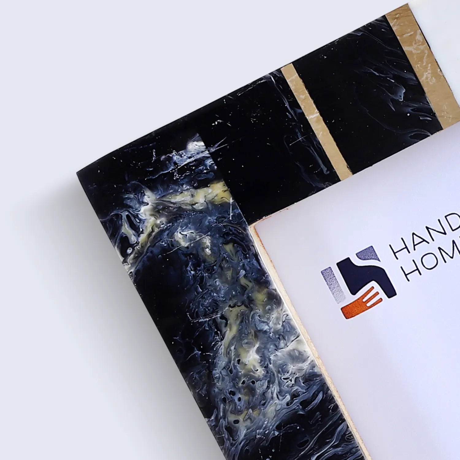 Handmade West Coast Ventura Collection inspired Resin Inlay Picture Frames Black & White