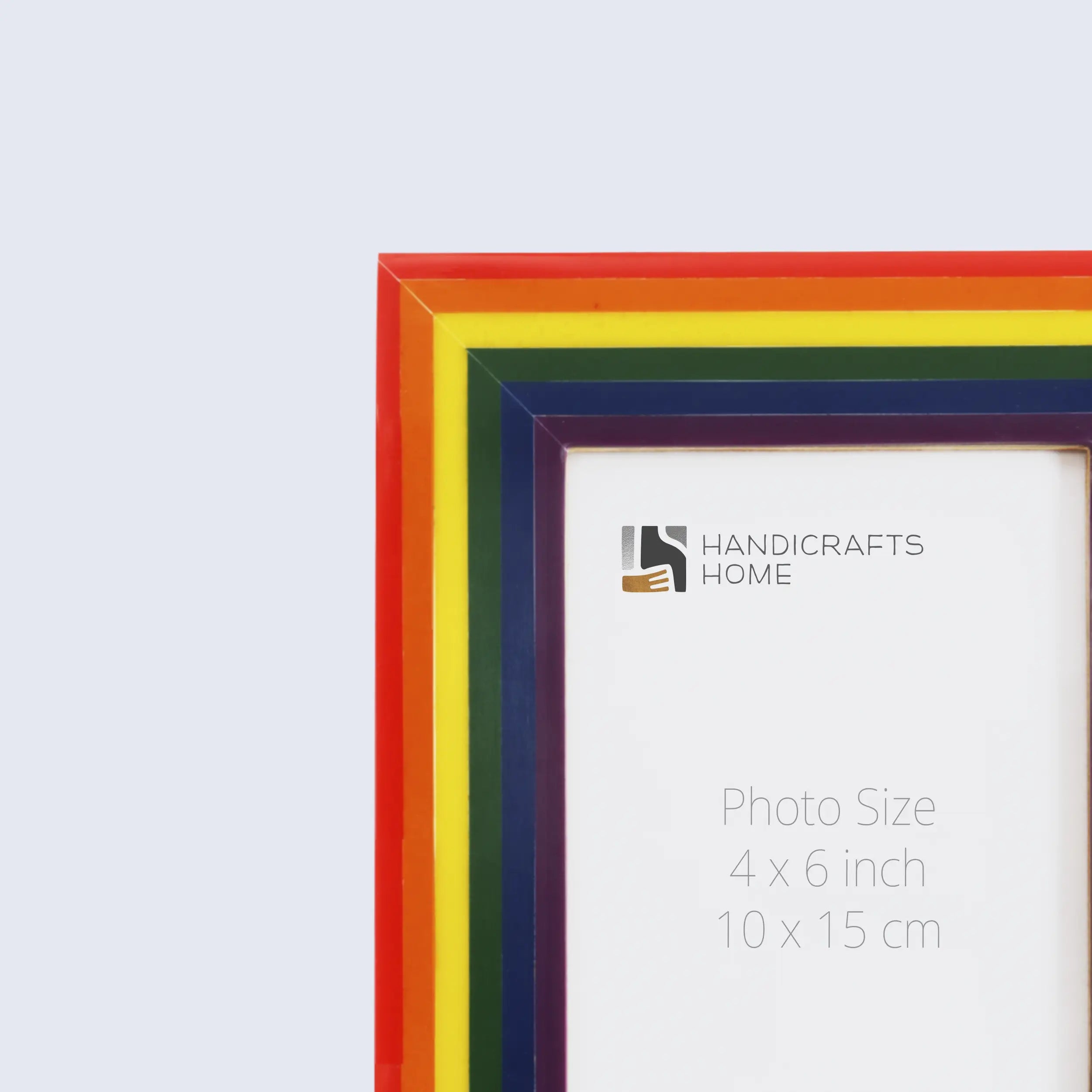 Picture Frames Spectrum Pride Pattern Resin Inlay Collection in 3 Sizes