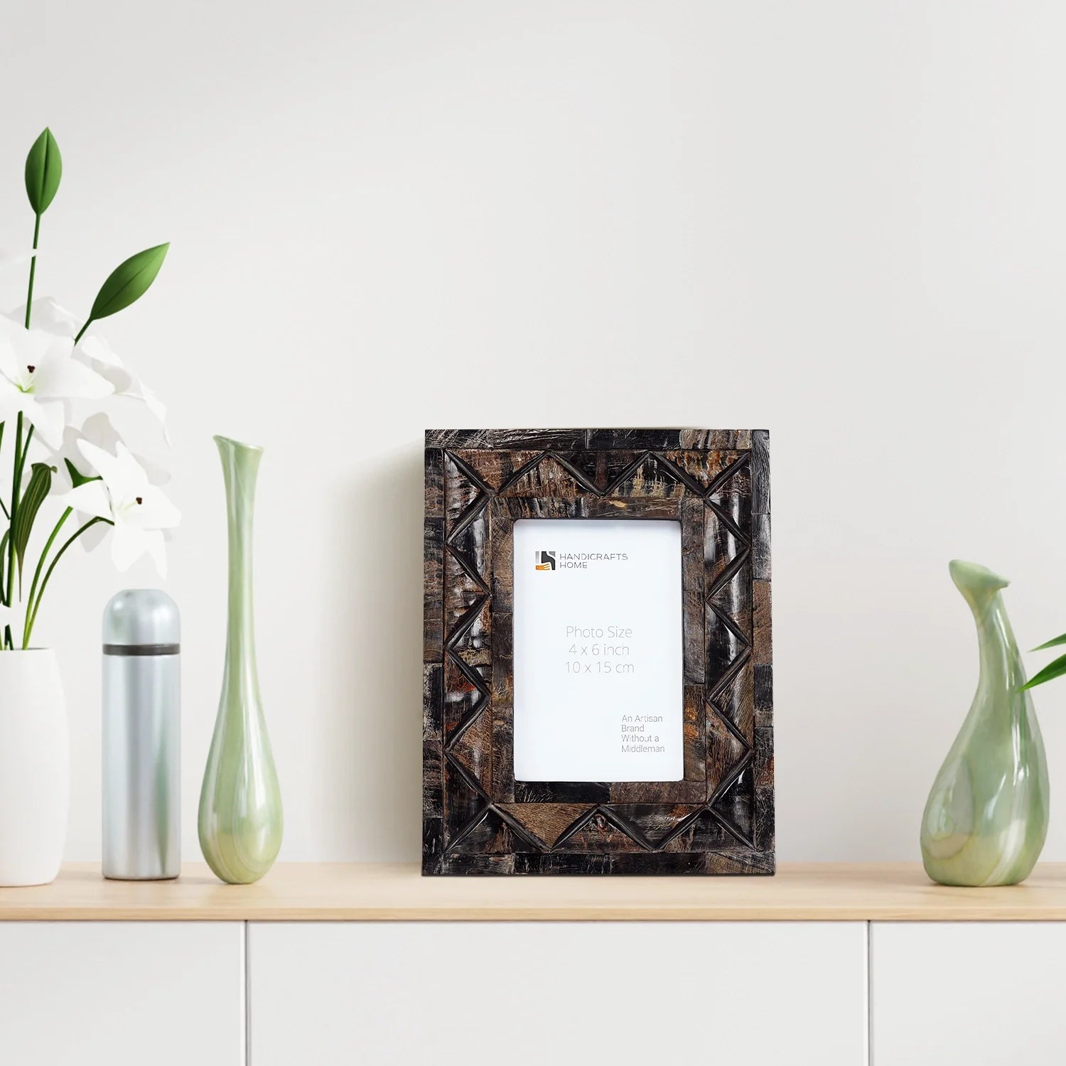 Picture Frames Artisan Voodoo Pattern Horn Collection