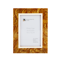 Picture Frames Marbel Gold Pattern Resin Inlay Collection - 4x6