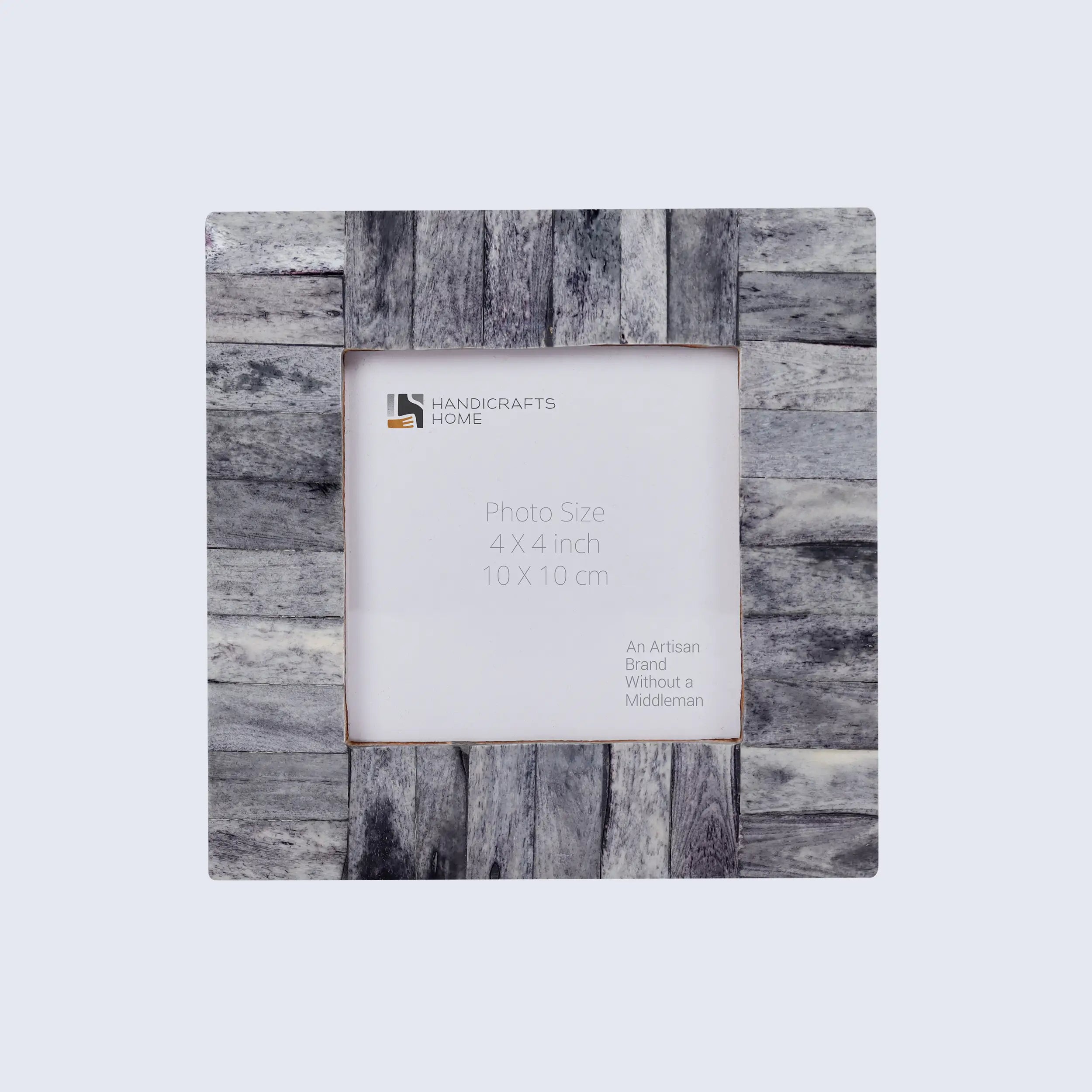 Picture Frames Classic Pattern Bone Inlay Collection in 27 Sizes, Grey