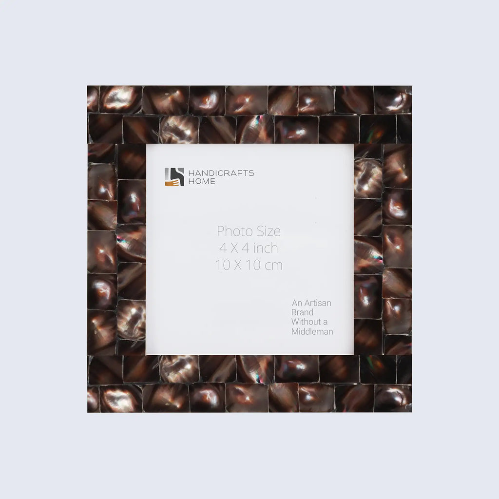 Picture Frames Mother of Pearl Collection in 27 Sizes, Grey