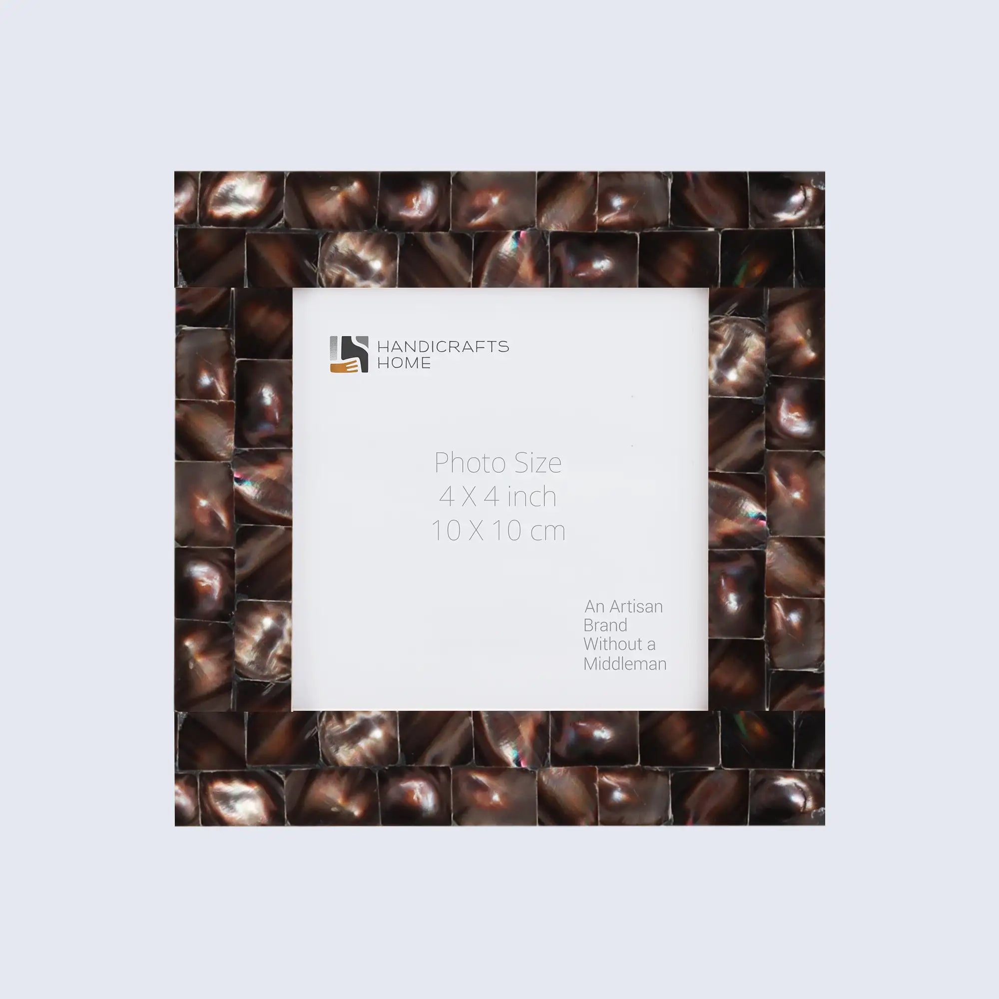 Picture Frames Mother of Pearl Collection in 27 Sizes, Grey