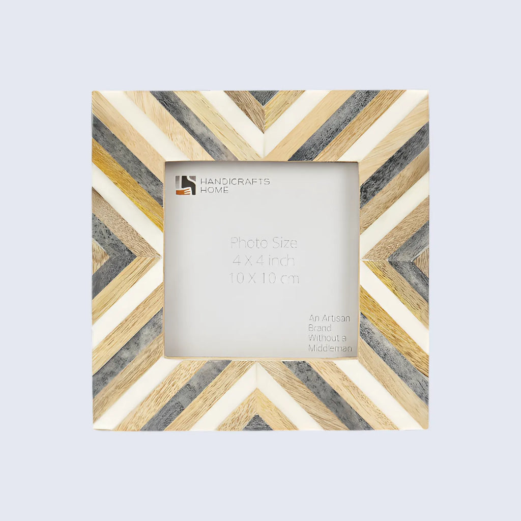 Picture Frames Hypno Daze Collection Wooden & Resin Inlay Frame in 4 Sizes