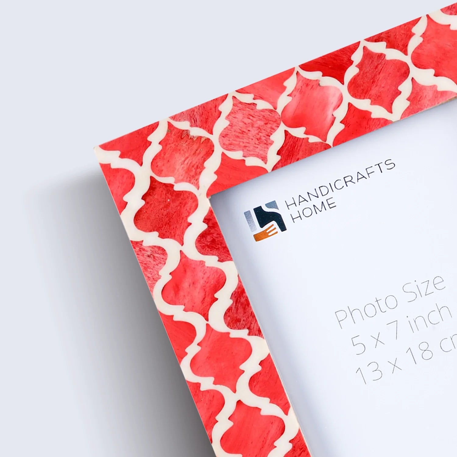 Picture Frames Moroccan Pattern Bone & Resin Inlay Collection in 5 Color Options | 1.5" Border Width