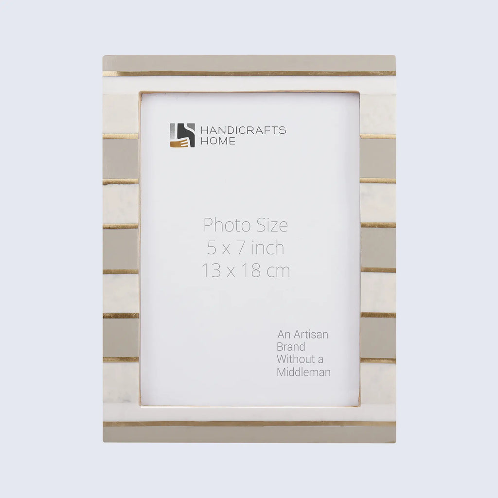 Picture Frames Contour Darado Resin Inlay Collection in 3 Sizes
