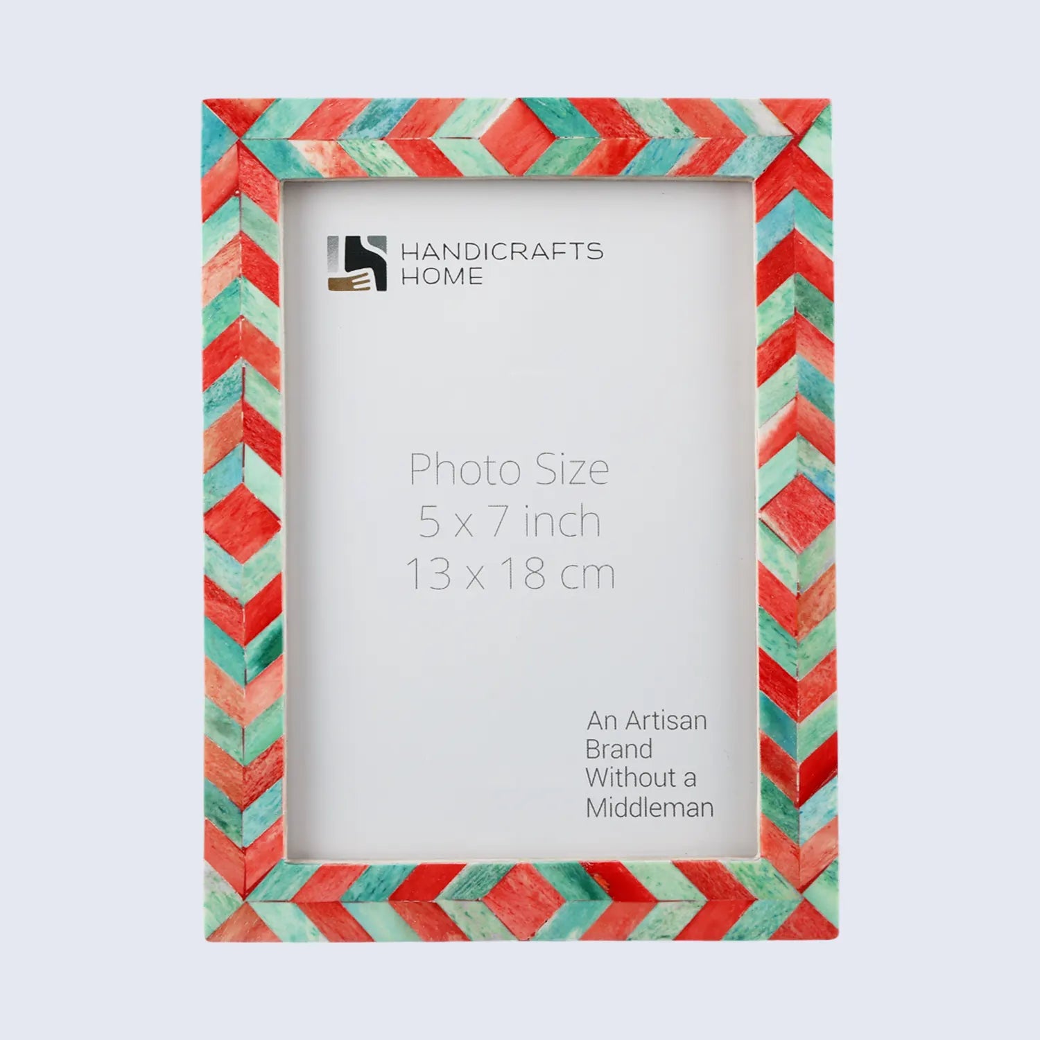 Picture Frames Mosaic Chevron Pattern Bone Inlay Collection