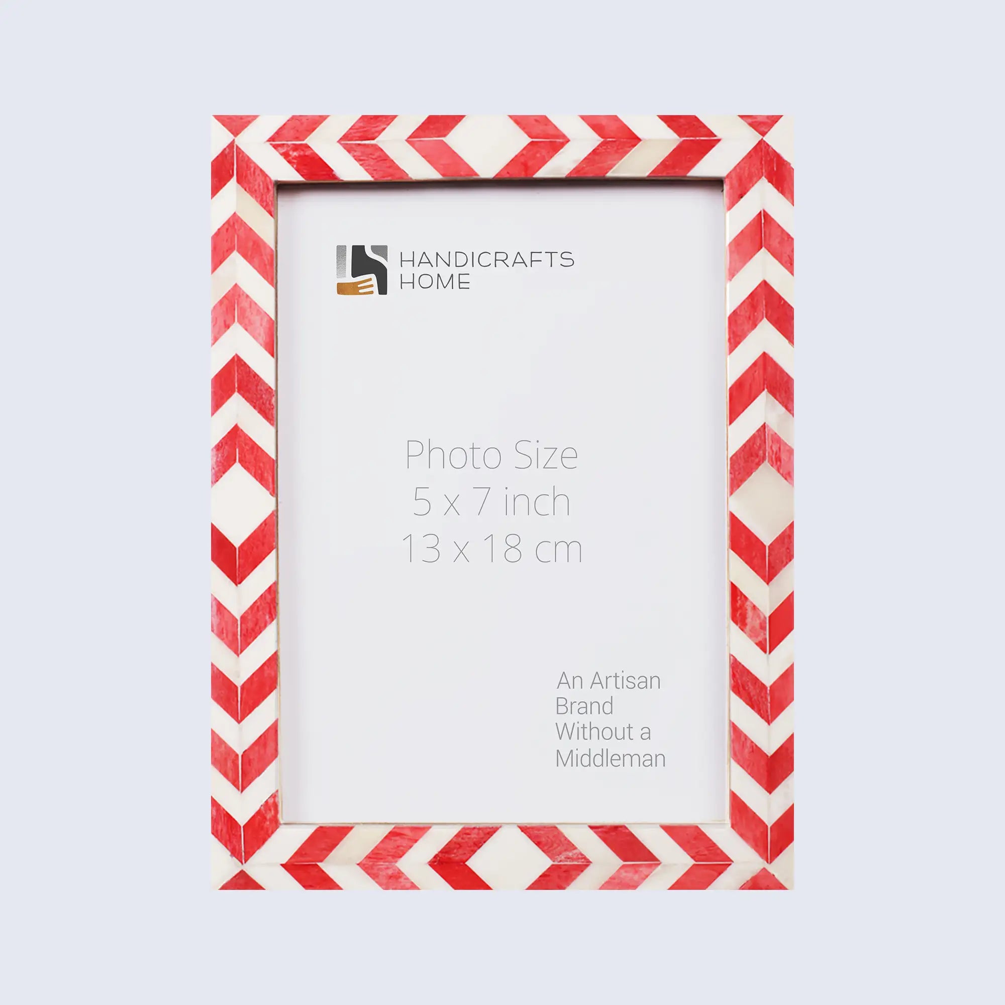 Picture Frames Mosaic Chevron Pattern Bone Inlay Collection