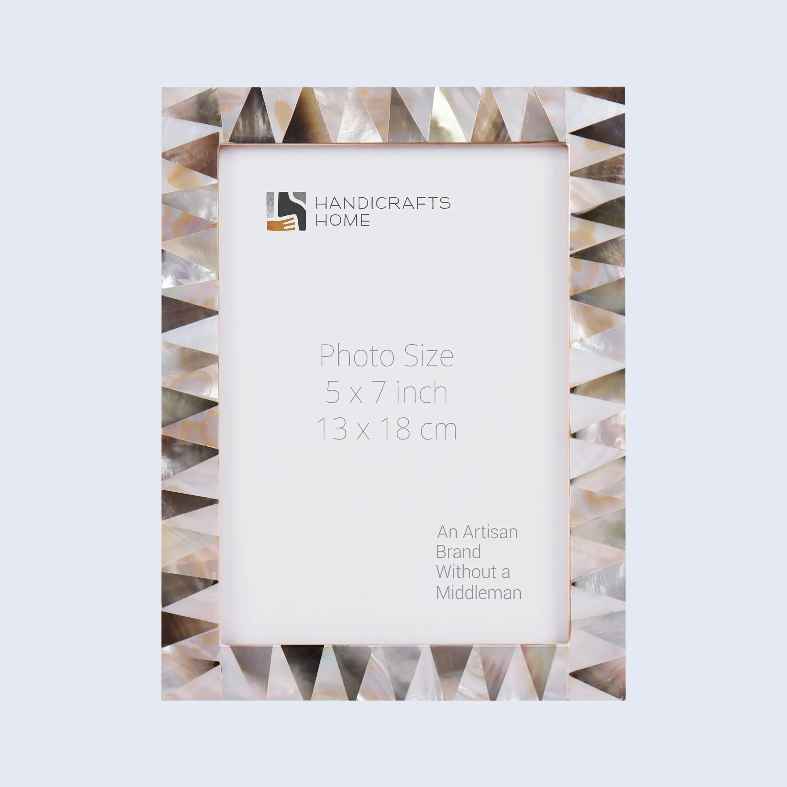 Picture Frames Pearlescent Ivory Pattern Mother of Pearl Collection in 3 Sizes