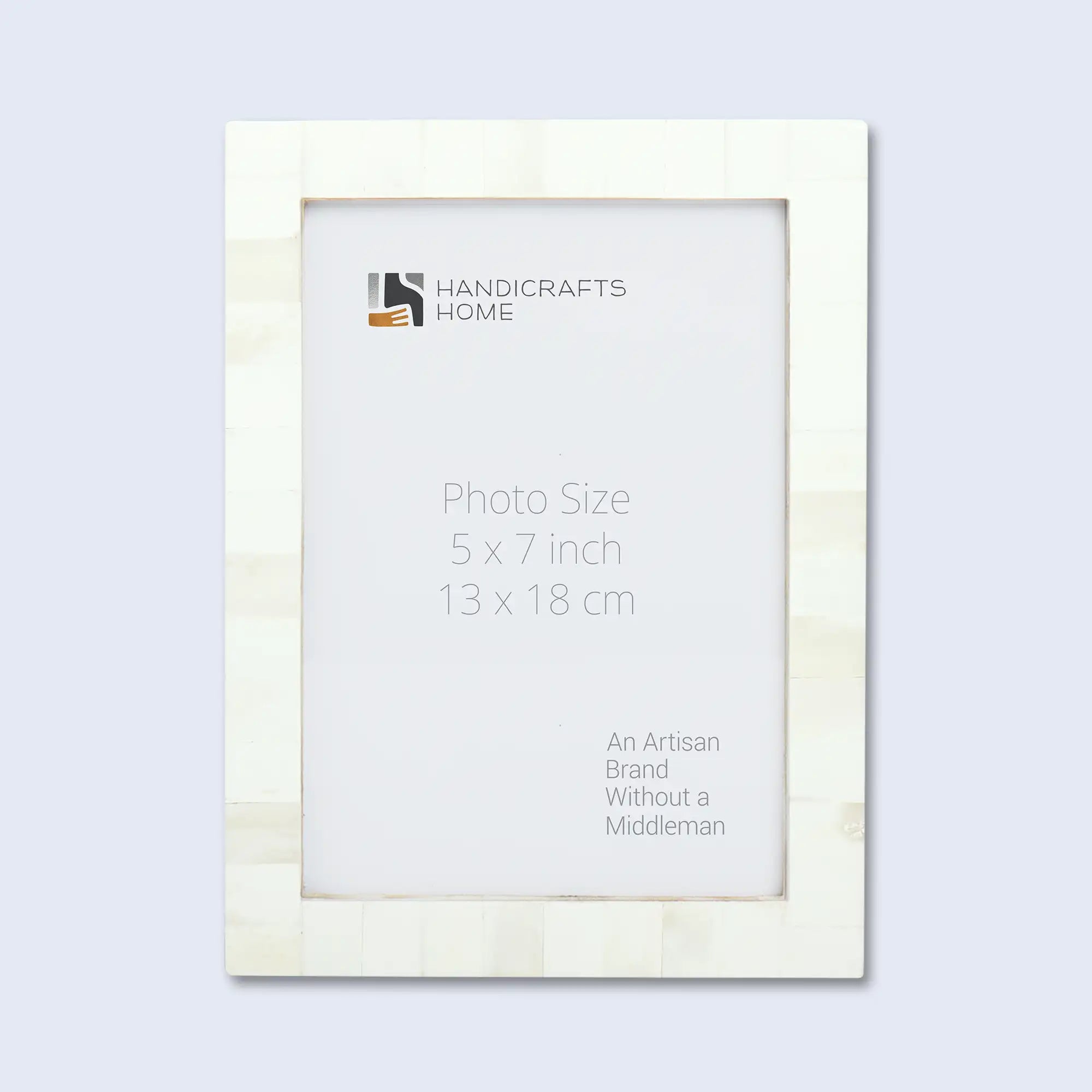 Picture Frames Classic Pattern Bone Inlay Collection in 27 Sizes, White