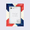 Picture Frames Apache Ceremony Pattern Bone Inlay Collection in 2 Sizes