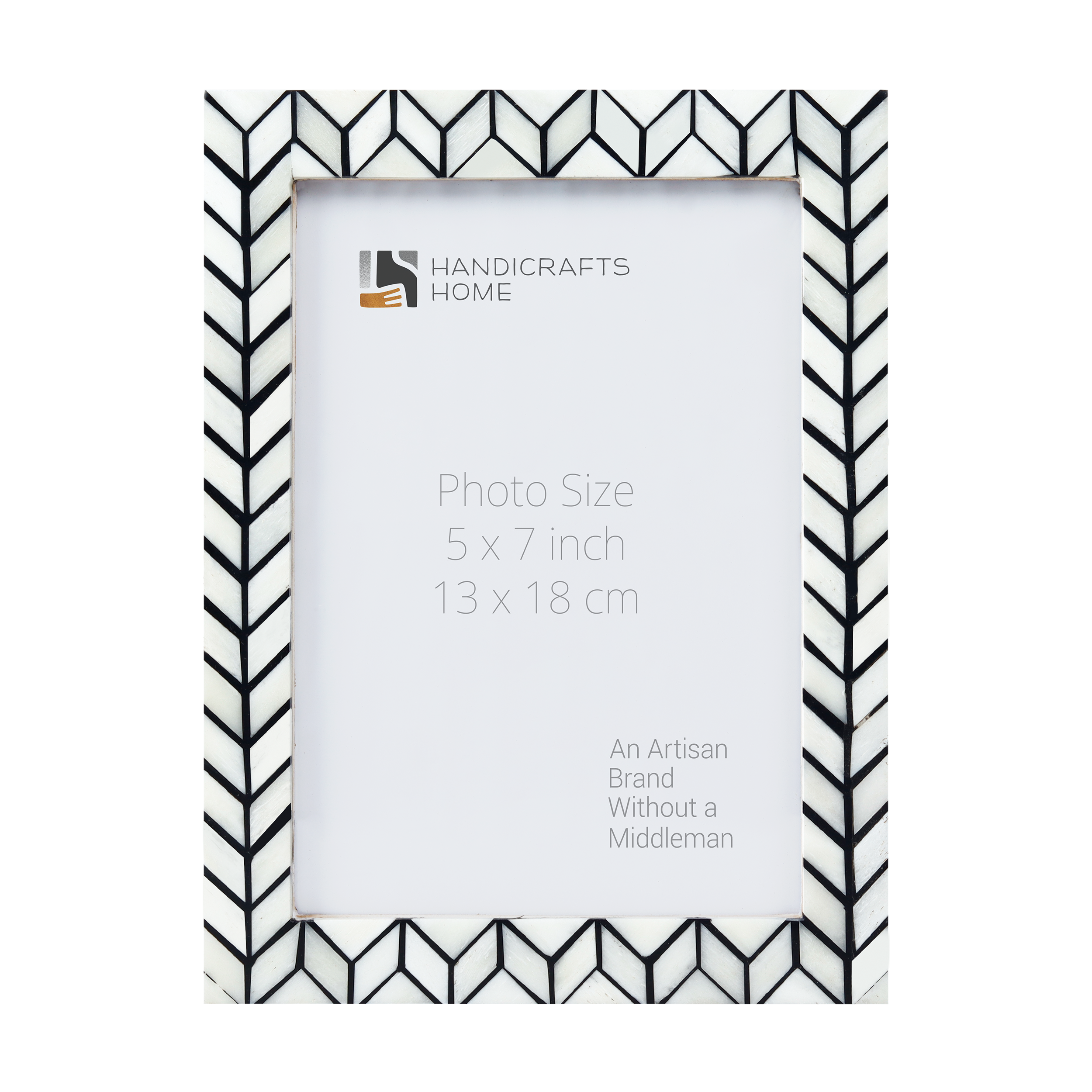 Picture Frames Artic Horizon Bone & Resin Inlay Collection in 3 Sizes