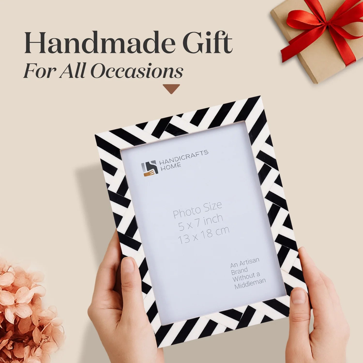 Picture Frames Avant Coco Pattern Resin Inlay Collection in 3 Sizes