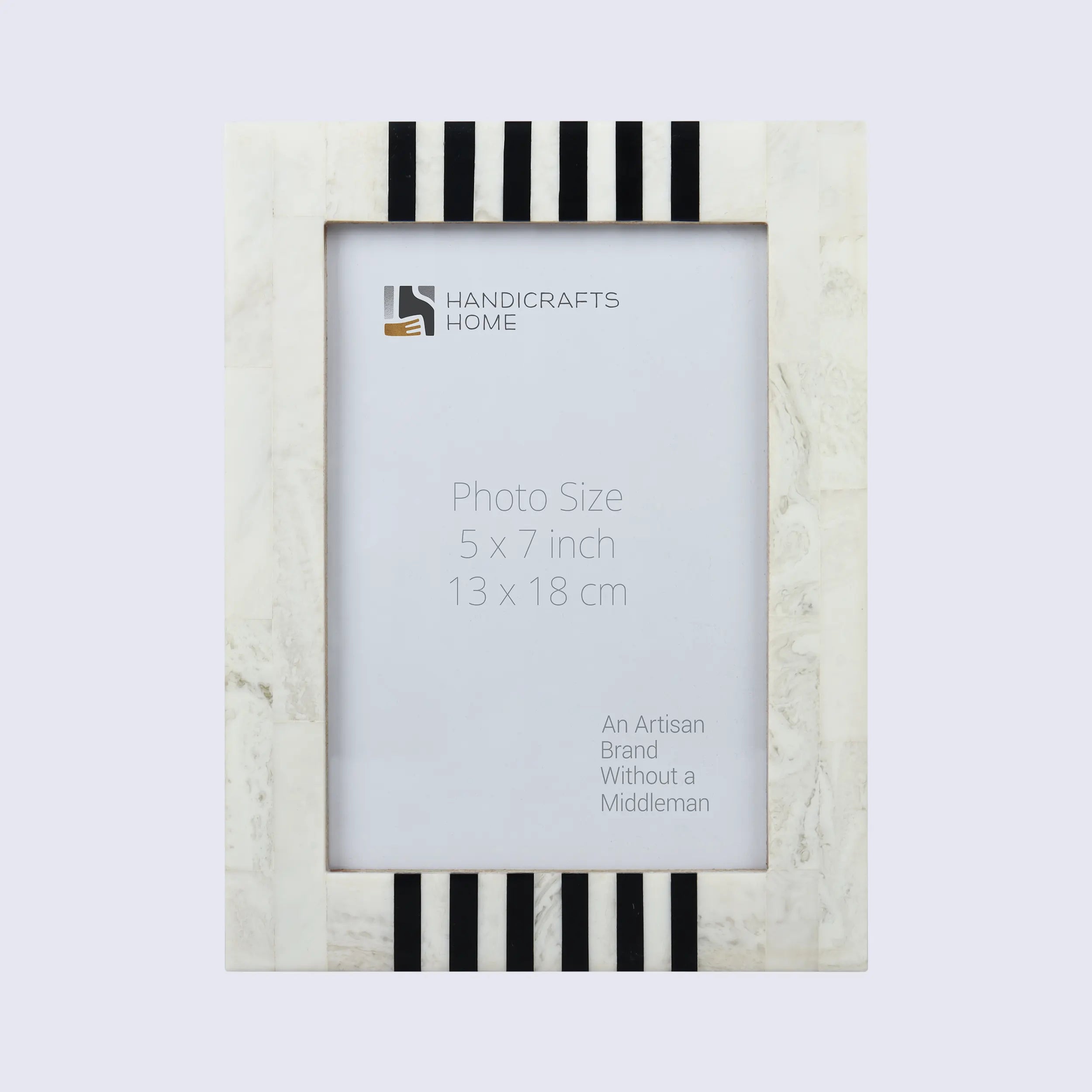 Picture Frames Contour Alto Pattern Resin Inlay Collection in 3 Sizes