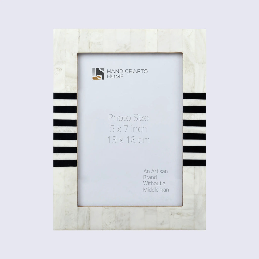 Picture Frames Contour Lado Pattern Resin Inlay Collection in 3 Sizes