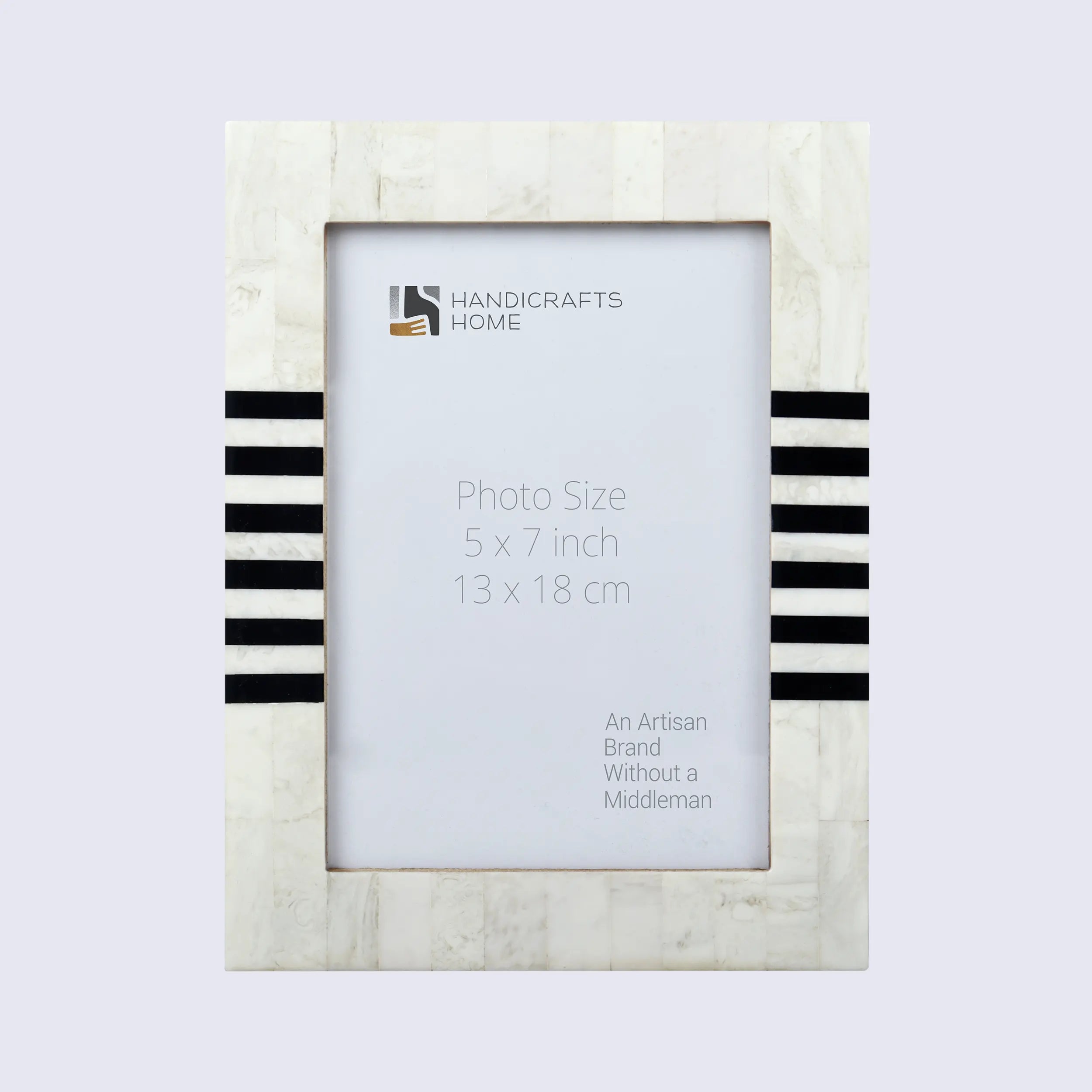 Picture Frames Contour Lado Pattern Resin Inlay Collection in 3 Sizes