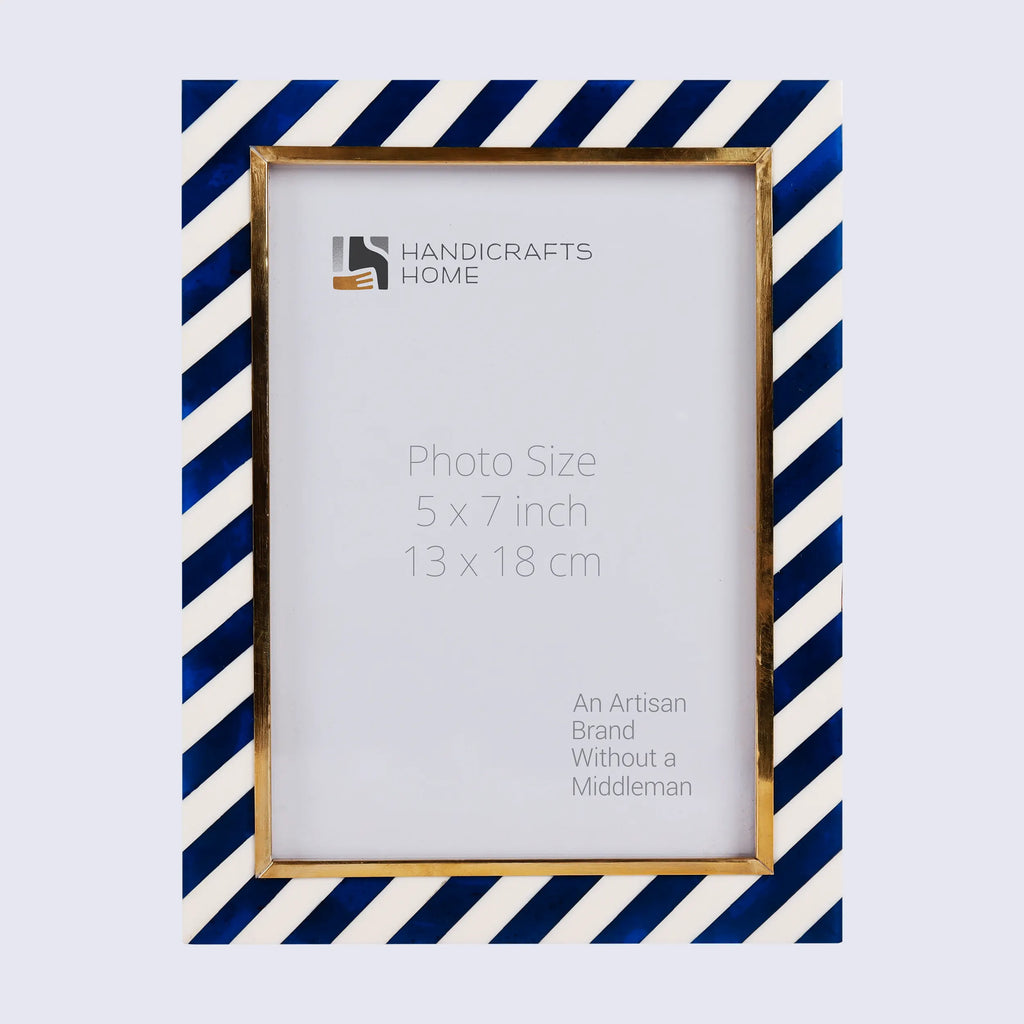 Picture Frames Halo Gondola Pattern Resin Inlay Collection in 3 Sizes