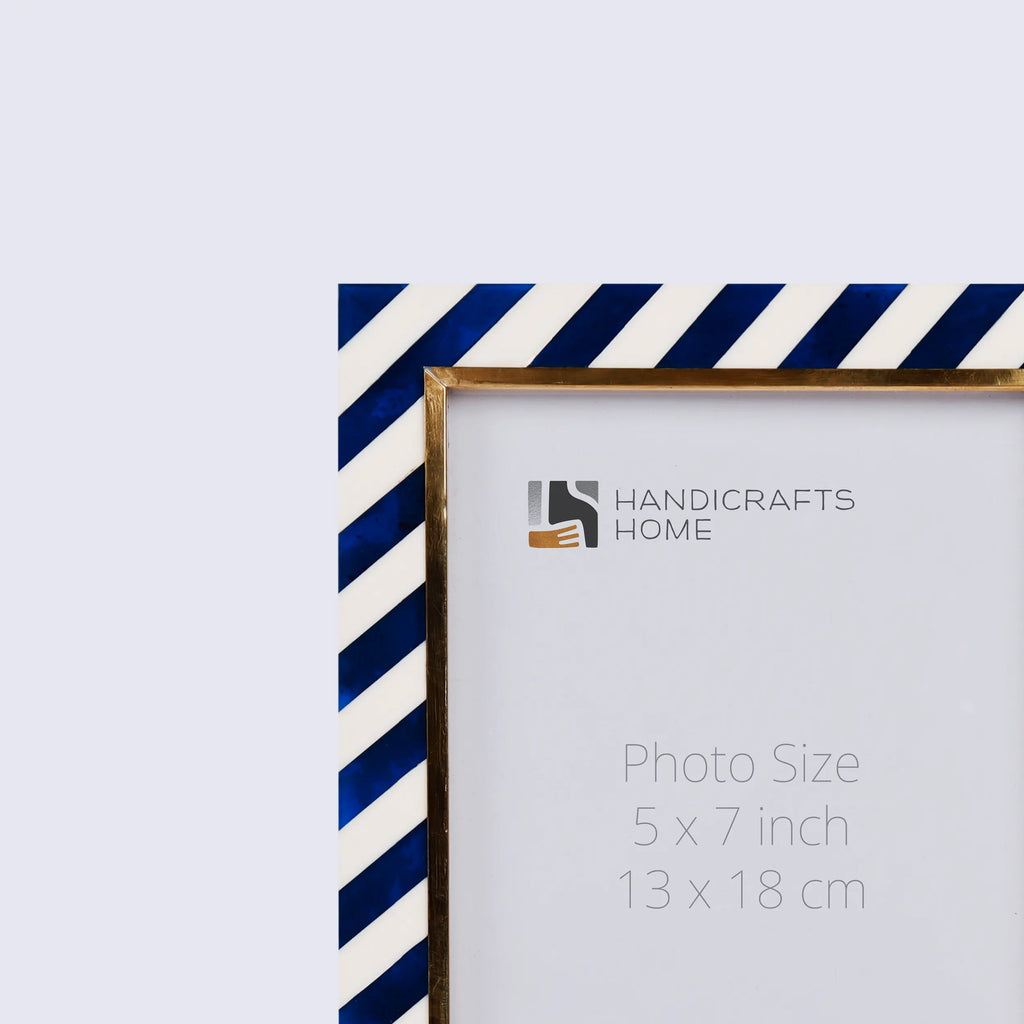 Picture Frames Halo Gondola Pattern Resin Inlay Collection in 3 Sizes