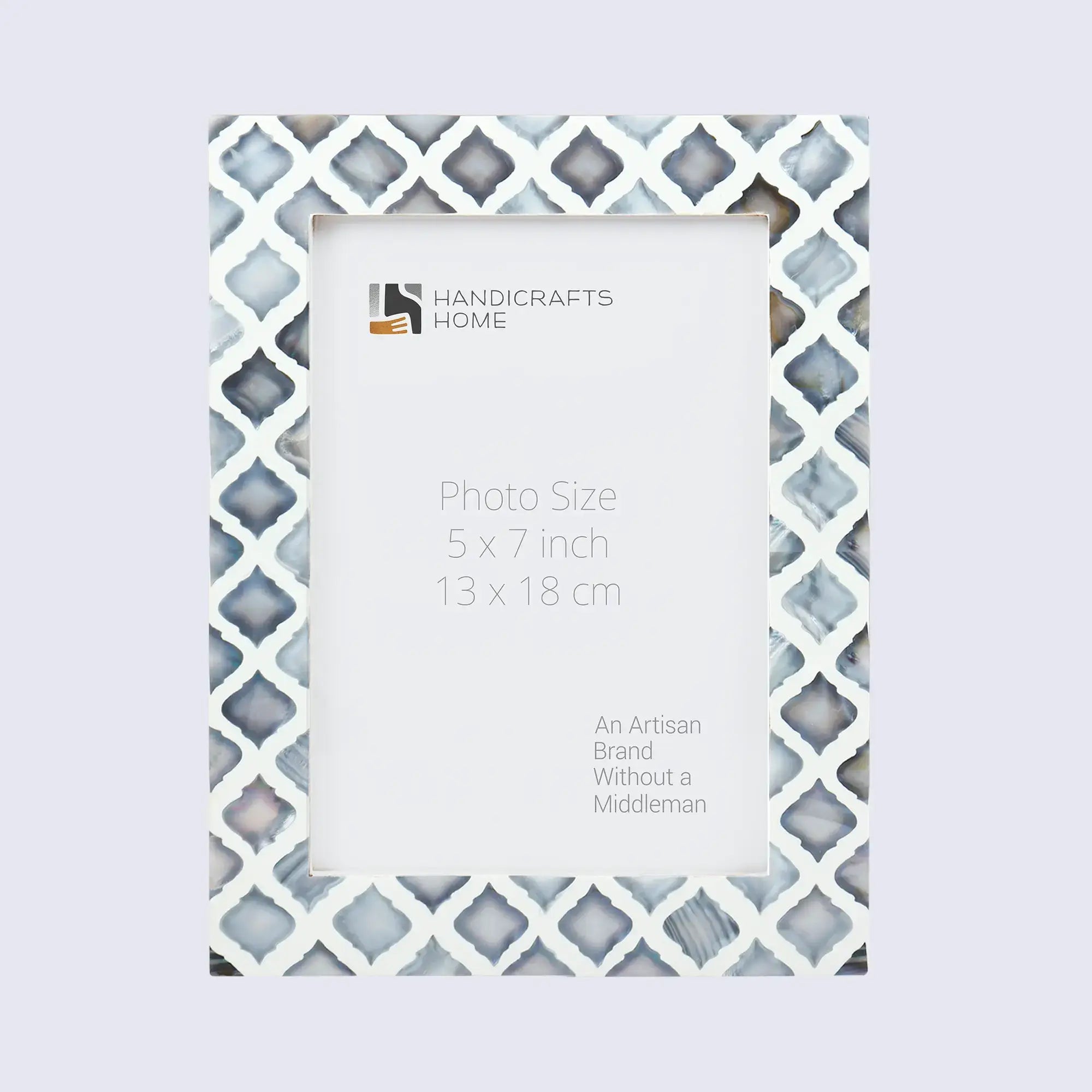 Picture Frames Moor Sky Pattern Mother of Pearl & Resin Collection in 3 Sizes