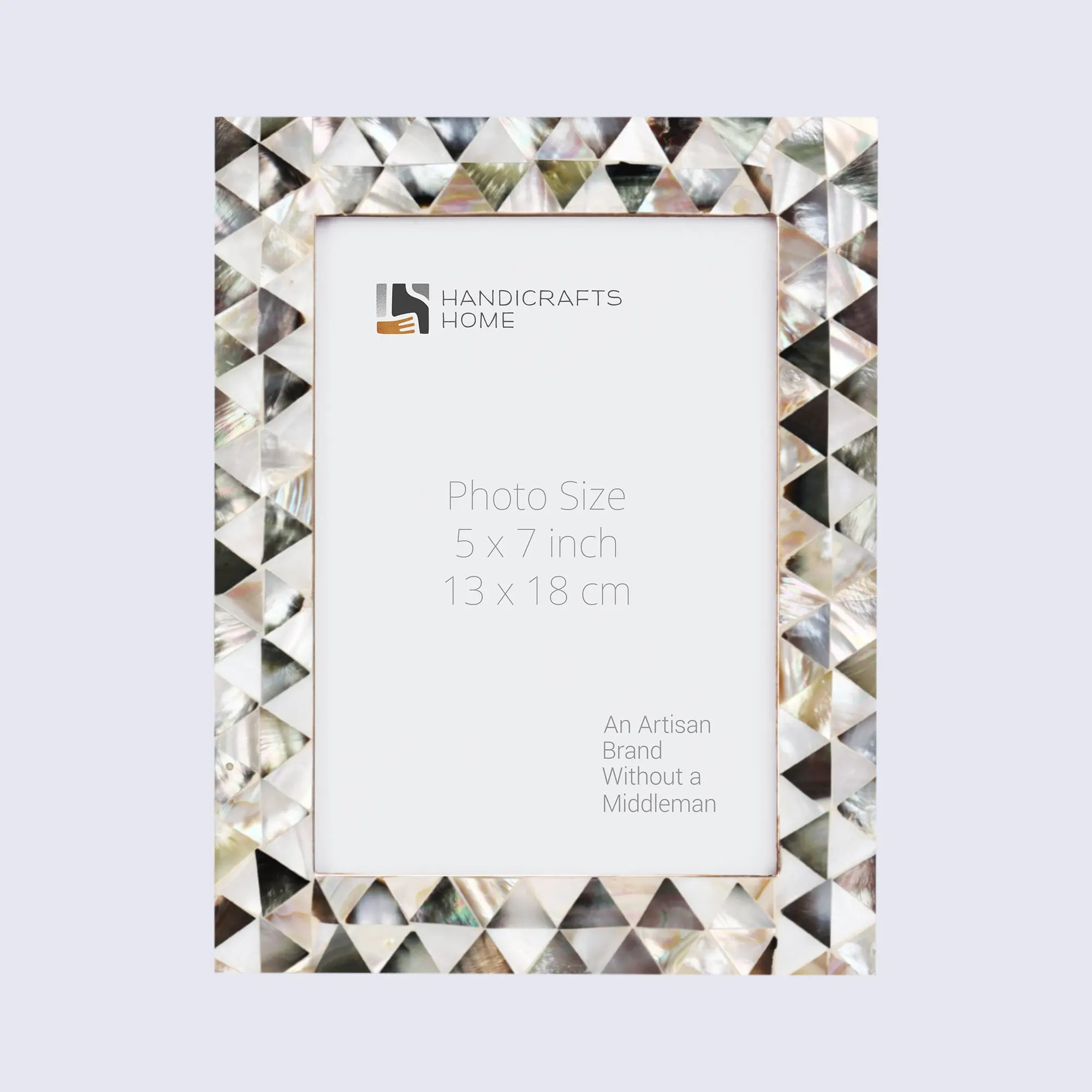 Picture Frames Pearlescent Abyss Pattern Mother of Pearl Collection in 3 Sizes