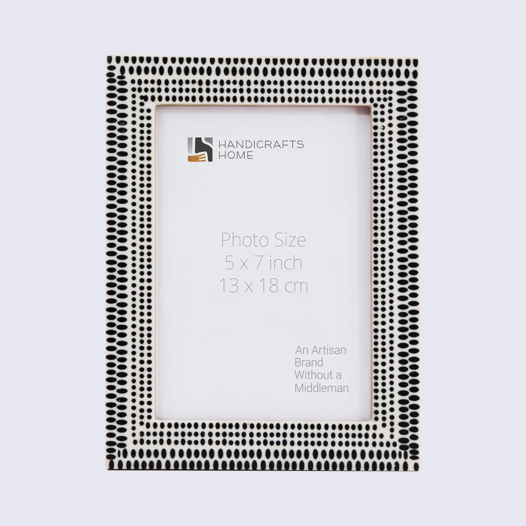 Picture Frames Rhythm Particles Pattern Resin Inlay Collection in 3 Sizes