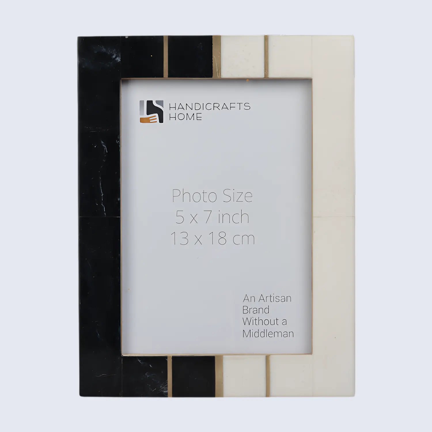 Handmade West Coast Ventura Collection inspired Resin Inlay Picture Frames Black & White