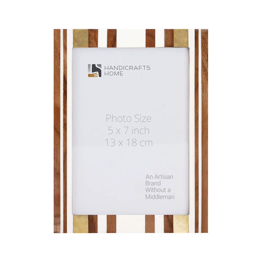 Picture Frames Artisan Midas Pattern Resin Inlay Collection in 3 Sizes