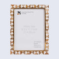 Picture Frames Halo Ivory Wood & Resin Inlay - Make to Order - 8.3X11.7