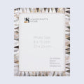 Picture Frames Pearlescent Ivory Pattern Mother of Pearl Collection in 3 Sizes