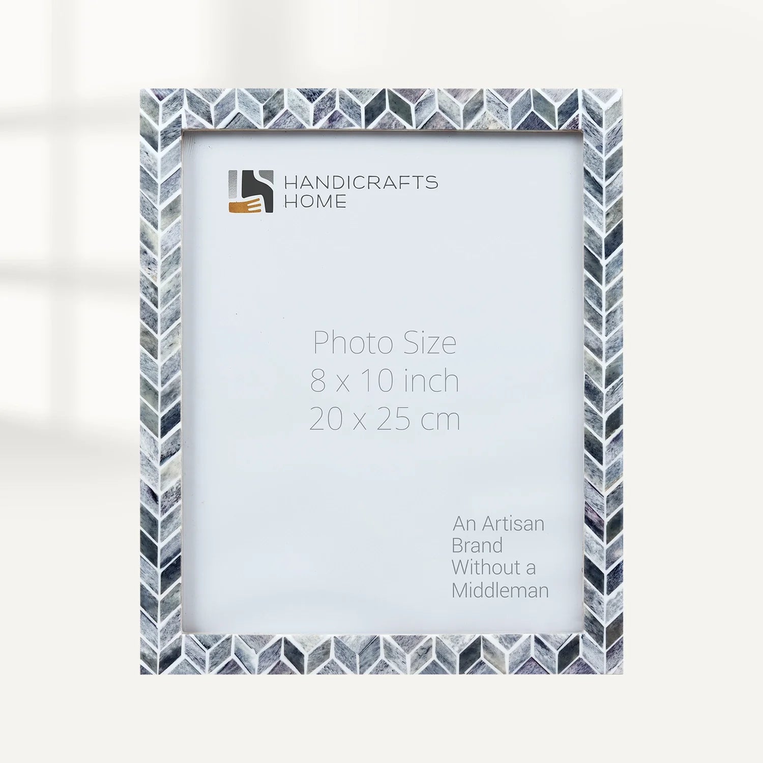 Picture Frames Artic Smoke Pattern Bone & Resin Inlay Collection in 3 Sizes