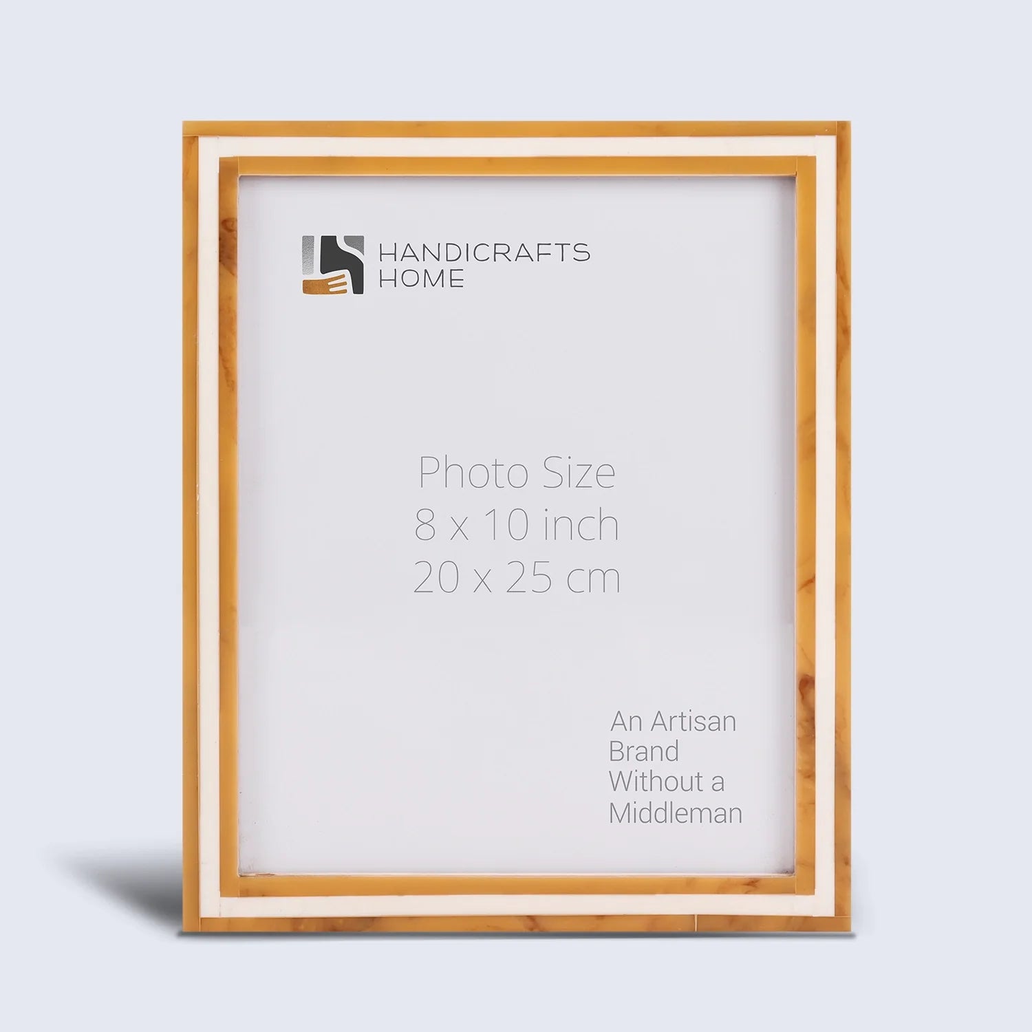 Picture Frames Avant Amber Pattern Resin Inlay Collection in 3 Sizes