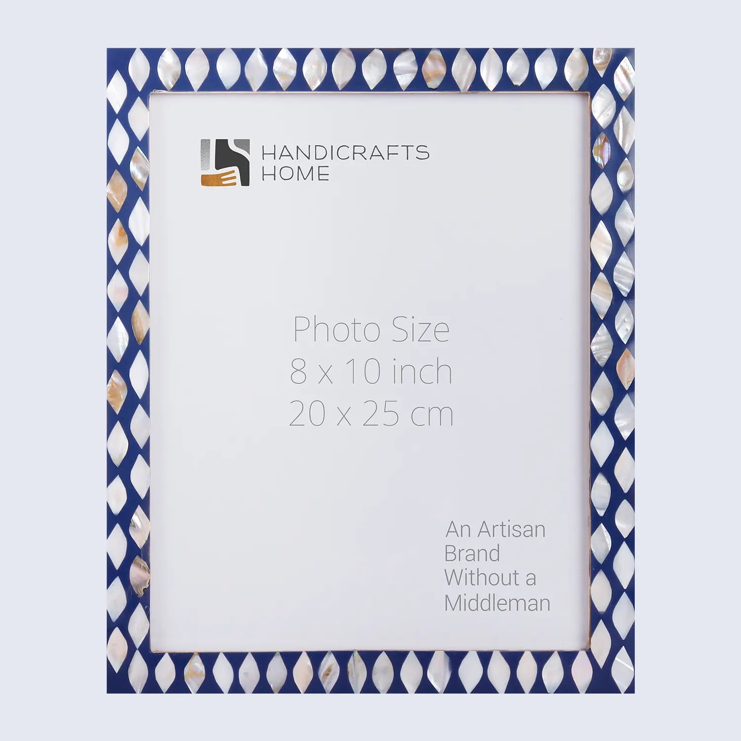 Picture Frames Avant Drops Pattern Mother of Pearl & Resin Collection in 3 Sizes