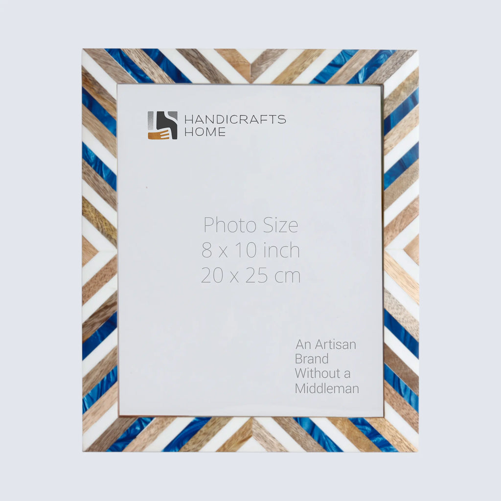 Picture Frames Hypno Dream Collection Wooden & Resin Inlay Frame in 3 Sizes