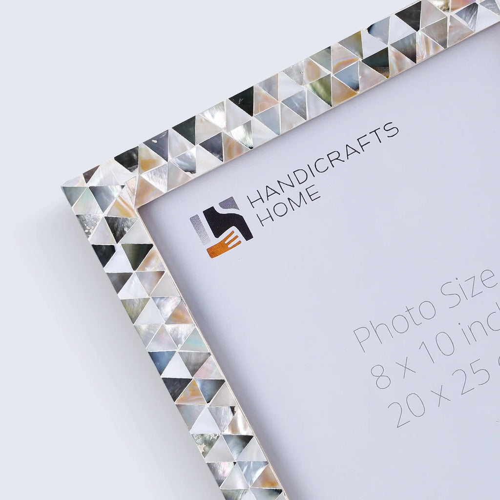 Picture Frames Pearlescent Abyss Pattern Mother of Pearl Collection in 3 Sizes