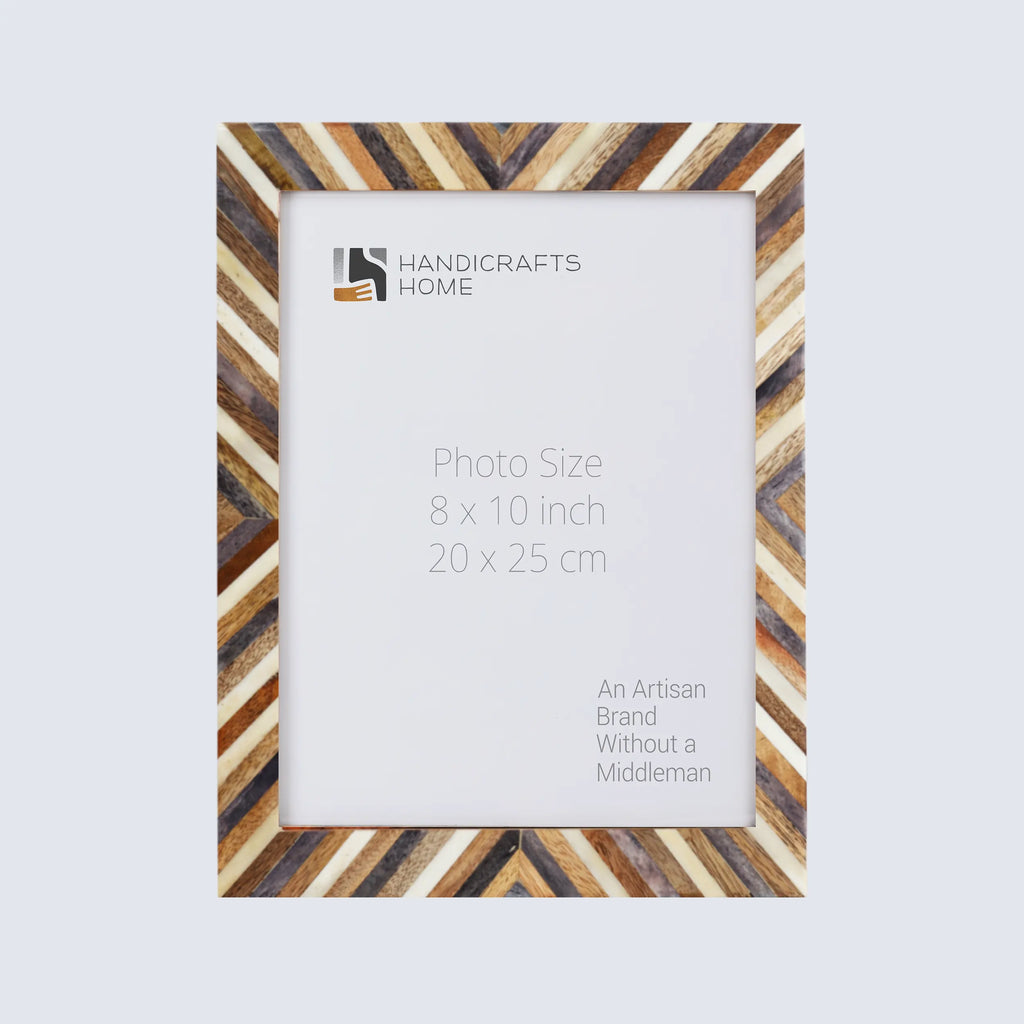 Picture Frames Hypno Daze Collection Wooden & Resin Inlay Frame in 4 Sizes