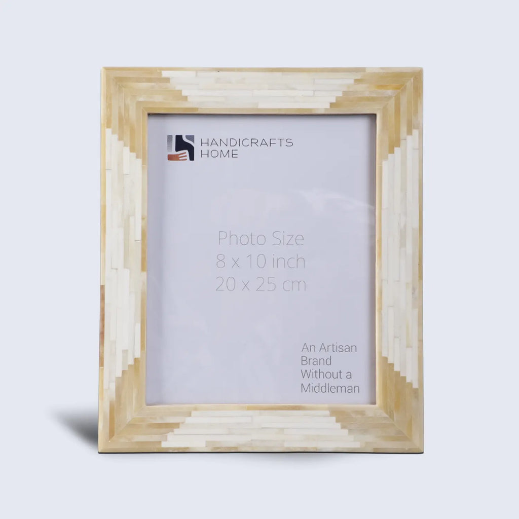 Picture Frames Apache Harvest Pattern Bone Inlay Collection in 3 Sizes