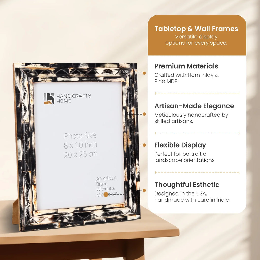 Picture Frames Artisan Voodoo Pattern Horn Collection