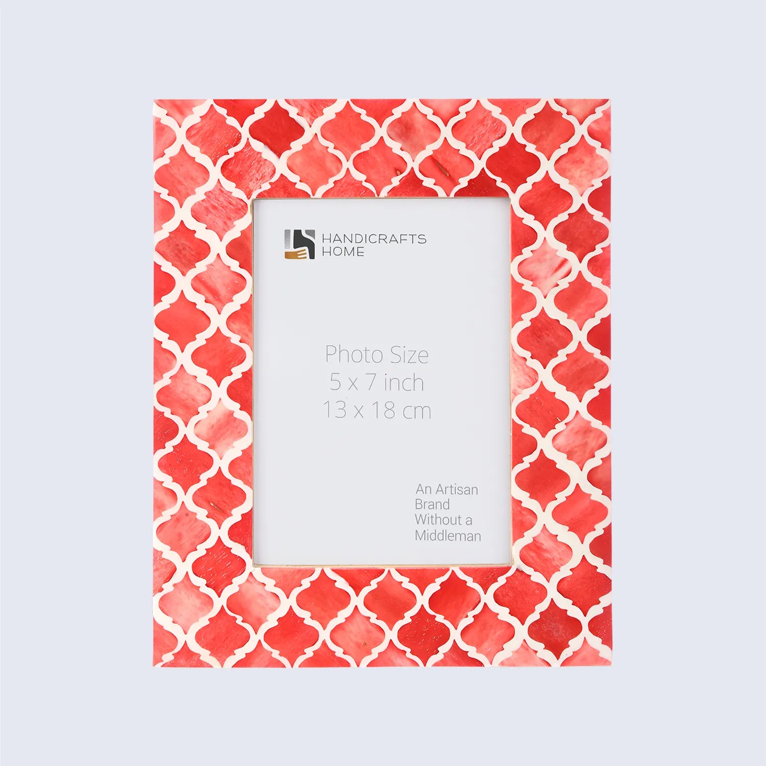 Picture Frames Moroccan Pattern Bone & Resin Inlay Collection in 5 Color Options | 1.75" Border Width