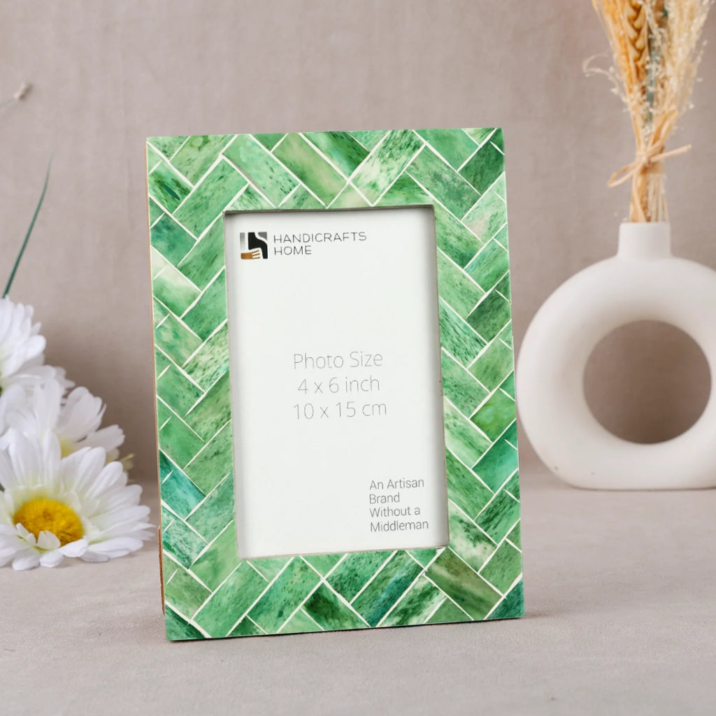 Picture Frames Nature Inspired Bone Inlay Collection in 4x6