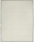 Ayumu Off White Hand Woven Wool Area Rug