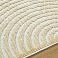 Deron Mustard Washable Area Rug