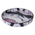Decorative Tray Cosmos Astral Pattern Resin Inlay Collection in 12x12